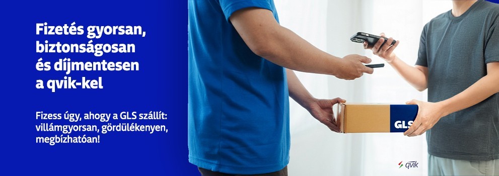Gyors és biztonságos qvik fizetés a GLS-nél